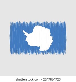 Ilustración de vectores de pincel de bandera de España
