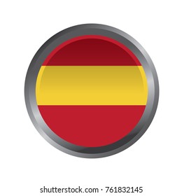 spain flag button icon image 