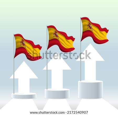 Similar – Image, Stock Photo Madrid modern office meeting space