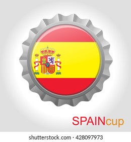 Spain flag cup