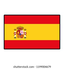 Spain flag emblem