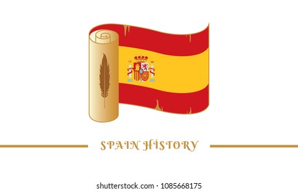 spain flag and spain history