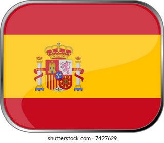Spain flag icon with official coloring