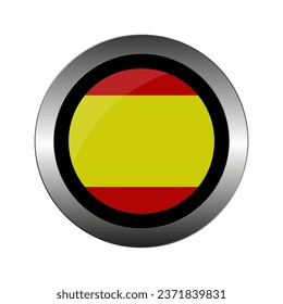 Spain flag illustrated in vector on background