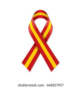 Spain flag ribbon