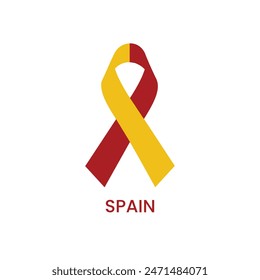 Diseño de Vector de la bandera de España.
