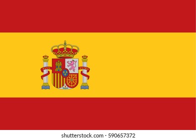 Spain flag vector