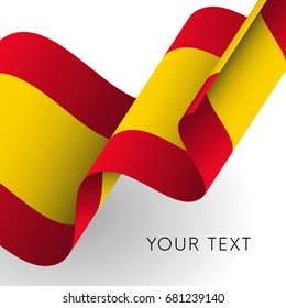Spain flag. Vector