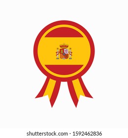 Spain flag vector. can be used for Independence Day celebrations or other events