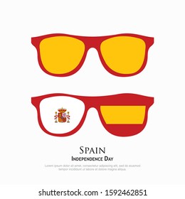 Spain flag vector. can be used for Independence Day celebrations or other events