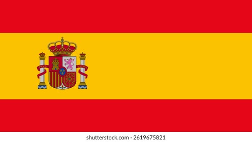 Diseño De Vector De Bandera De España | Archivo Eps, Vector De Bandera