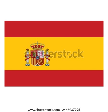 Spain Flag Vector Design| Eps File , Flag vector