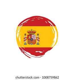 spain flag, vector illustration