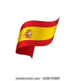 Spain Flag, Vector Illustration