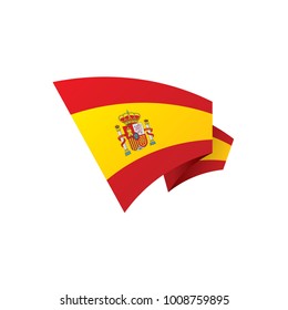 spain flag, vector illustration