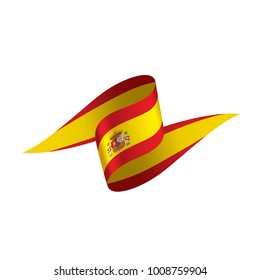 spain flag, vector illustration