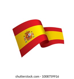 spain flag, vector illustration
