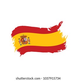 spain flag, vector illustration