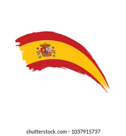 spain flag, vector illustration