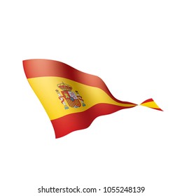 spain flag, vector illustration