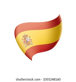 spain flag, vector illustration