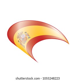 spain flag, vector illustration