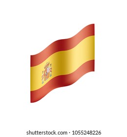 spain flag, vector illustration