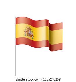 spain flag, vector illustration