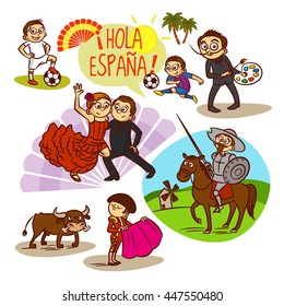 Spain. Flamenco. Corrida. Football. Travelling