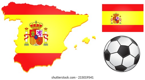 Spain football vector