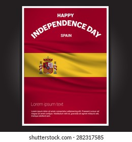 Spain Independence Day poster