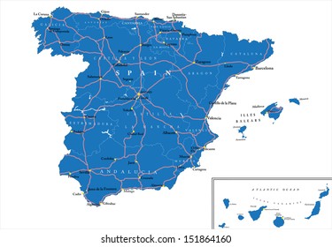 Spain map