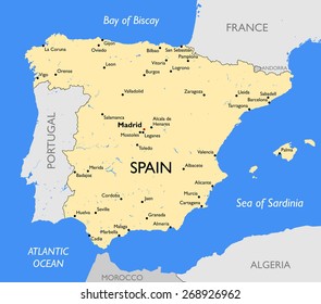 Spain map