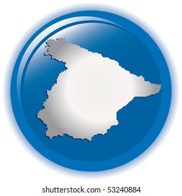 Spain map concept icon web internet vector illustration