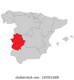 Spain - Map of Spain (high detailed)