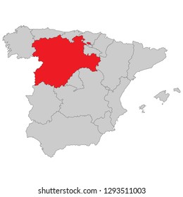 Spain - Map of Spain (high detailed)