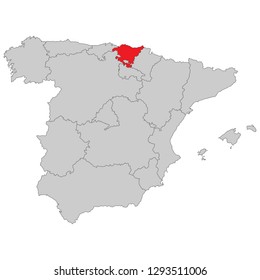 Spain - Map of Spain (high detailed)