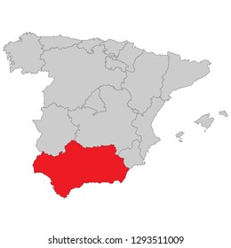 Spain - Map of Spain (high detailed)