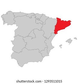 Spain - Map of Spain (high detailed)