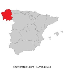 Spain - Map of Spain (high detailed)