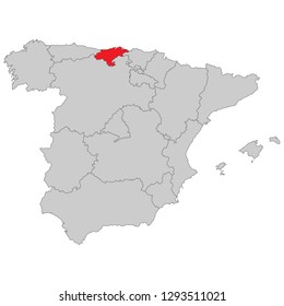 Spain - Map of Spain (high detailed)