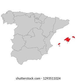 Spain - Map of Spain (high detailed)