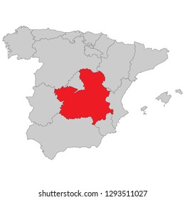 Spain - Map of Spain (high detailed)