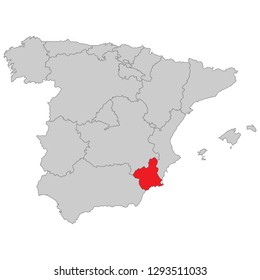 Spain - Map of Spain (high detailed)