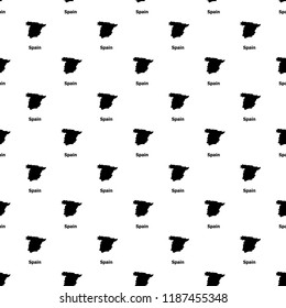 Spain map icon. Simple illustration of spain map vector icon for web