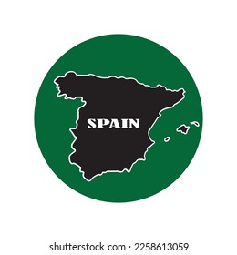 spain map icon vector illustration symbol design
