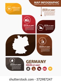 spain map infographic