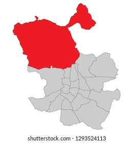 Spain - Map of Madrid (high detailed)