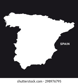 Spain map vector