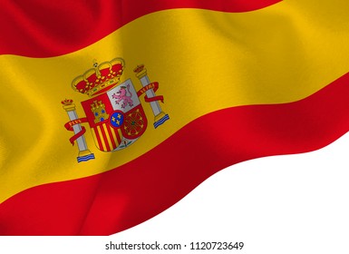 Spain national flag background
